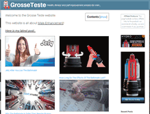 Tablet Screenshot of grosseteste.com